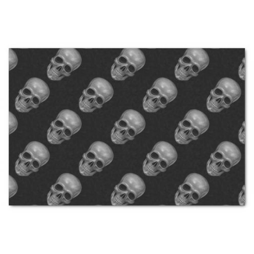 Image of Realistic Skull Tissue Paper