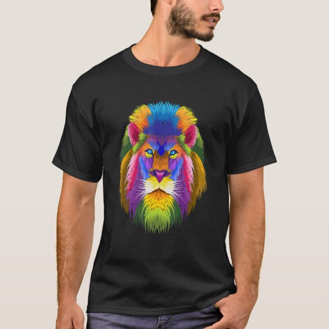 Realistic Tiger Head Skin Paw 5 T-Shirt (Front)