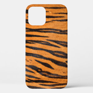 Realistic tiger skin texture. iPhone 12 case