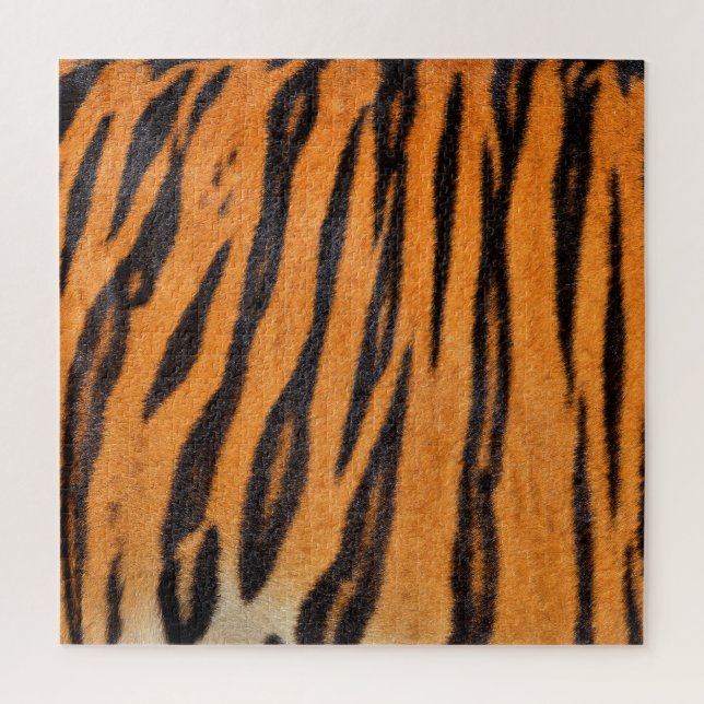 Realistic tiger skin texture. jigsaw puzzle (Vertical)