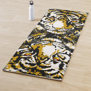 Realistic Tiger Yoga Mat - Tiger Wildlife Big Cats