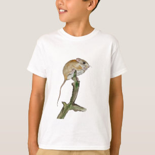 Realistic watercolor mouse in a tree T-Shirt