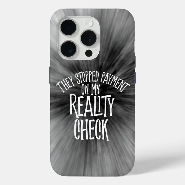 Reality Check Case-Mate iPhone Case (Back)