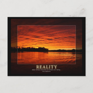 Reality - Ideas in Motivation Postcard
