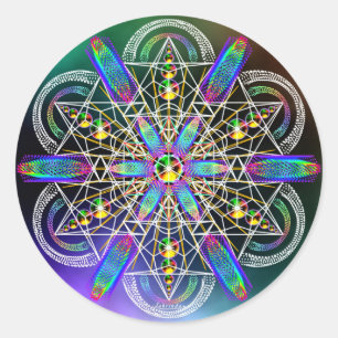 Reality Is Frequency Classic Round Sticker