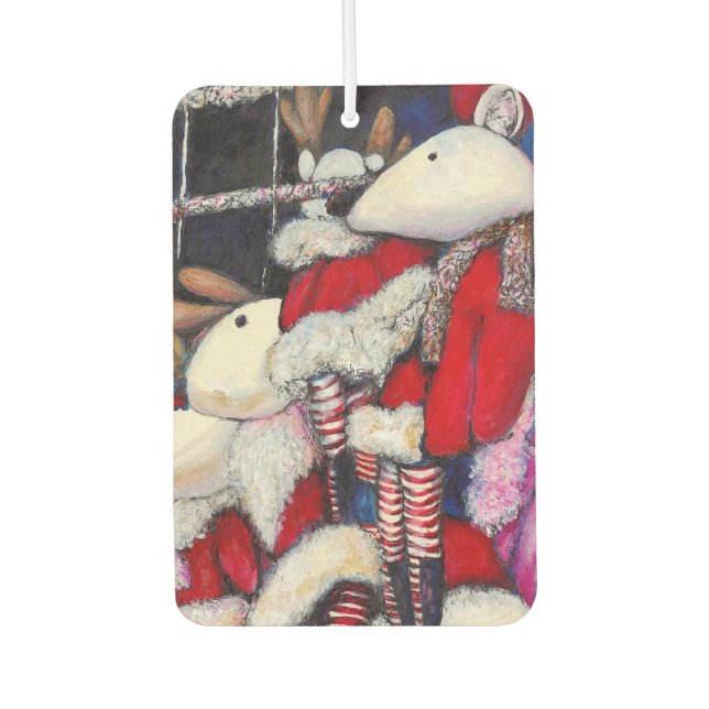 Reality on Vacation Car Air Freshener (Front)