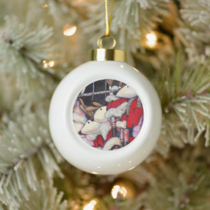 Reality on Vacation Ceramic Ball Christmas Ornament