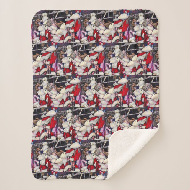 Reality on Vacation Sherpa Blanket (Front)