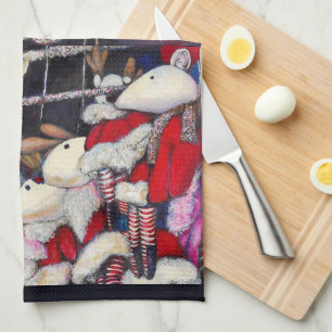 Reality on Vacation Tea Towel