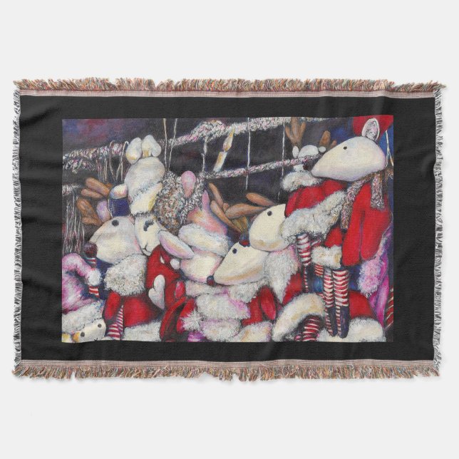 Reality on Vacation Throw Blanket (Front)