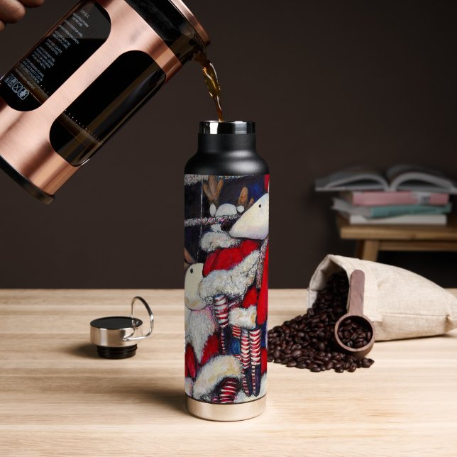 Reality on Vacation Water Bottle (Coffee (Rotated))