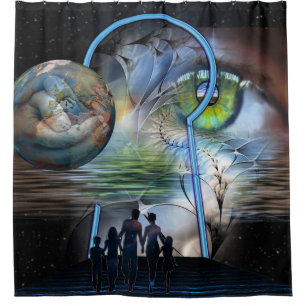 Reality Shifters Shower Curtain