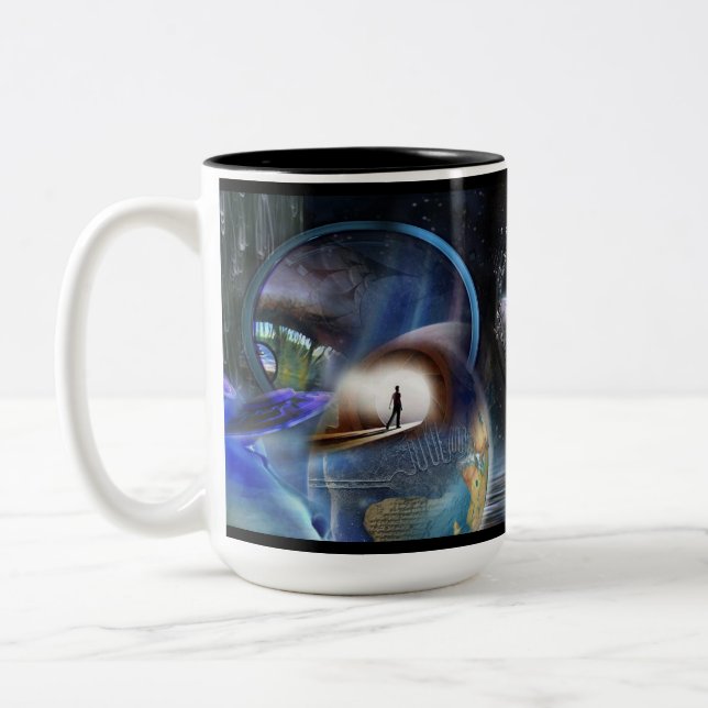 Reality Shifters Two-Tone Coffee Mug (Left)