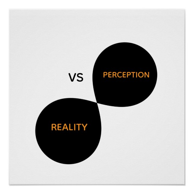 Reality Vs Perception Poster (Front)