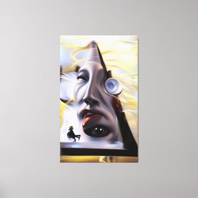 Reality's Side Effects - Ken Gauge Art Canvas Print (Front)