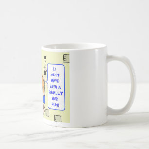 really bad pun hanging prisoners coffee mug
