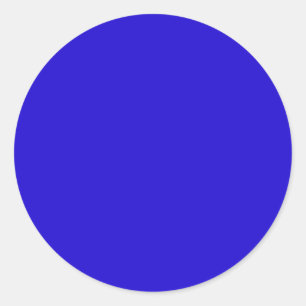 Really Blue Classic Round Sticker