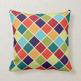 Really colourful Harlequin colourful cushion