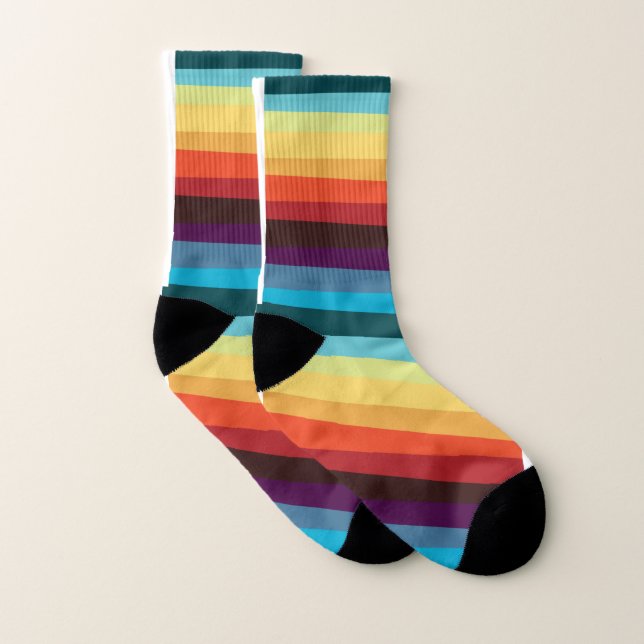 Really colourful really stripey sock socks (Pair)