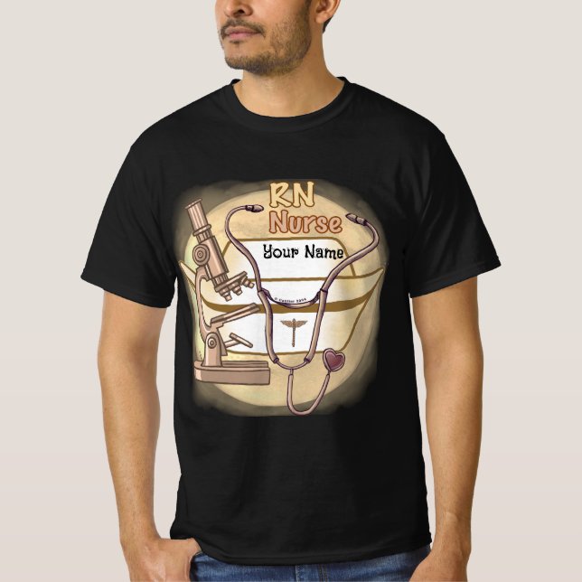 Really cool RN Nurse T-Shirt (Front)