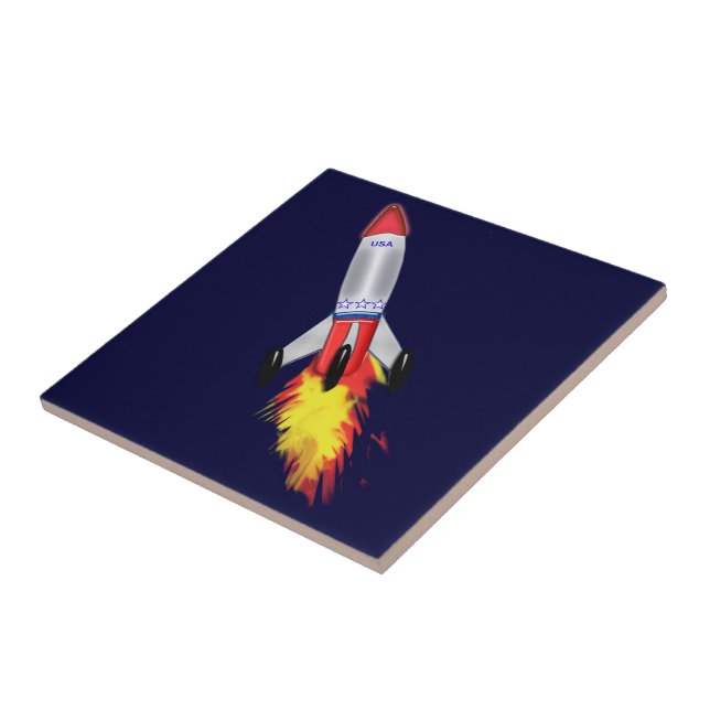 Really Cool Rocket Tile (Side)