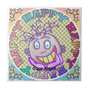 Really Happy Face Tile