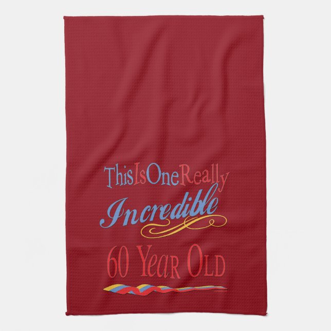 Really Incredible 60 Year Old Tea Towel (Vertical)
