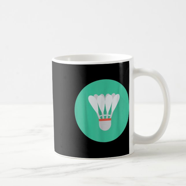 Really Like Badminton Shuttle Birdie 0  Coffee Mug (Right)