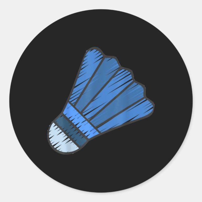 Really Like Badminton Shuttle Birdie 1  Classic Round Sticker (Front)