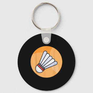 Really Like Badminton Shuttle Birdie 5  Key Ring