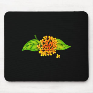 Really Like Osmanthus Flower Tea Eastern Asia Mouse Mat