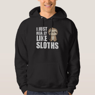 Really Like Sloth's Sloth Cute Animals For Kids Hoodie