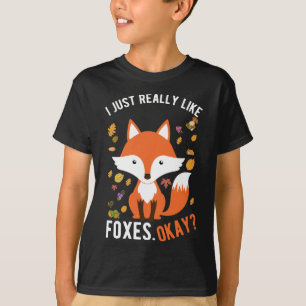 Really Love Foxes Cute Fox T-Shirt