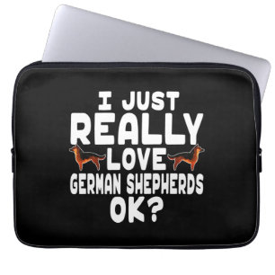 Really Love German Shepherd Laptop Sleeve