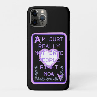 Really Not Into People Right Now Ace of Hearts iPhone 11 Pro Case