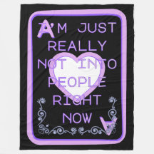 Really Not Into People Right Now Ace of Hearts