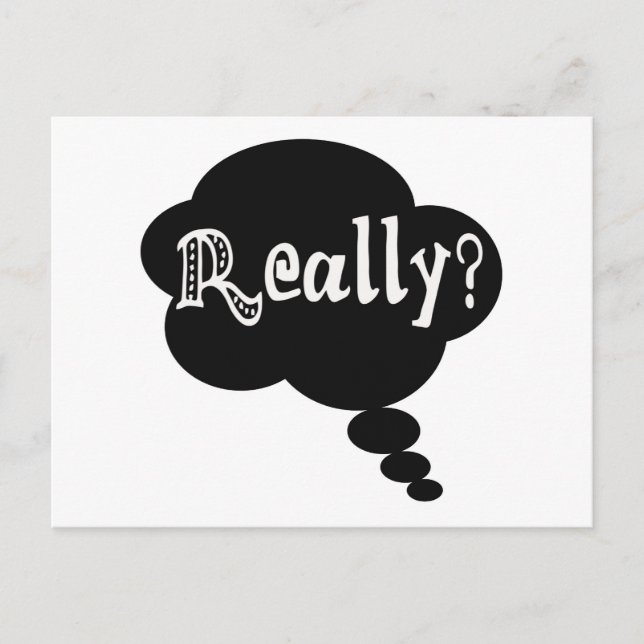 Really? Postcard (Front)