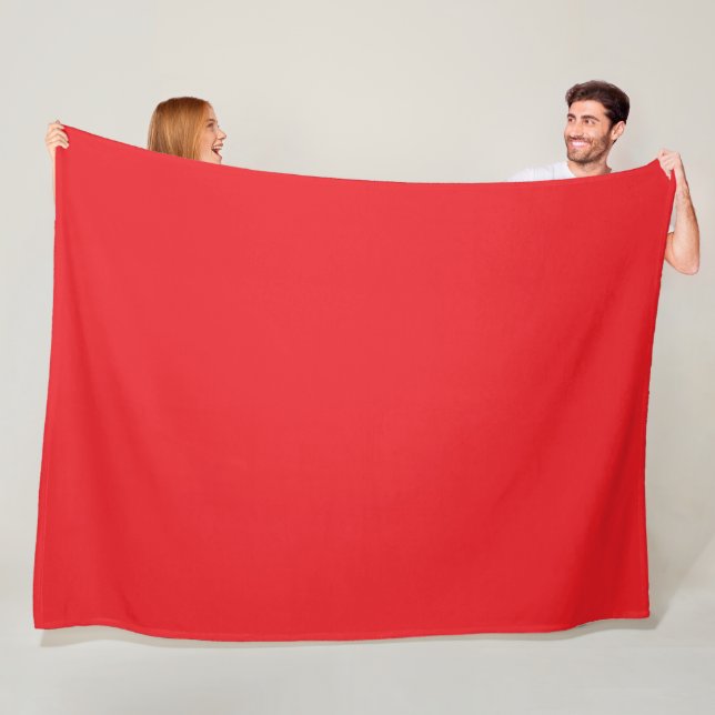 Really Red  Fleece Blanket (In Situ)