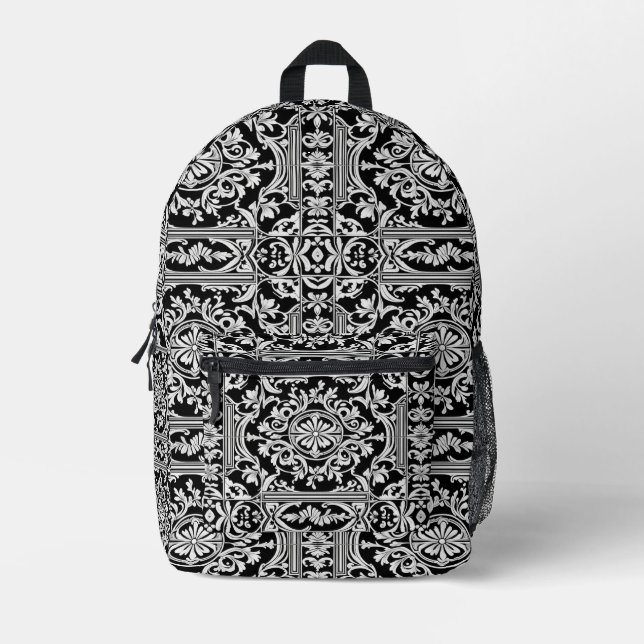 Really Regal Printed Backpack (Front)