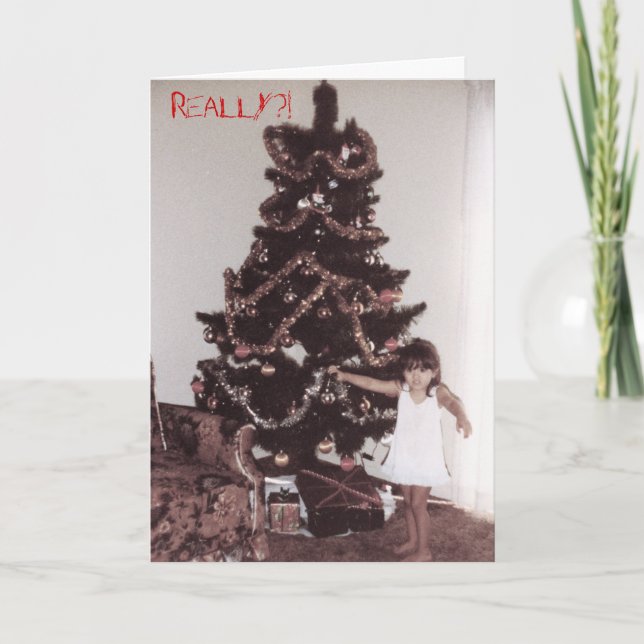 Really, Santa?! Holiday Card (Front)