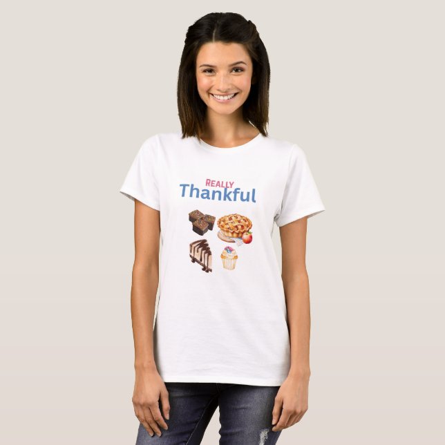 Really thankful for sweets T-Shirt (Front Full)