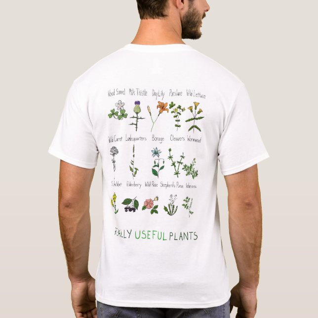 Really Useful Plants Tee Shirt (Back)