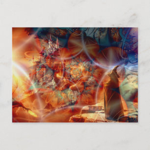 Realm of a wizard postcard