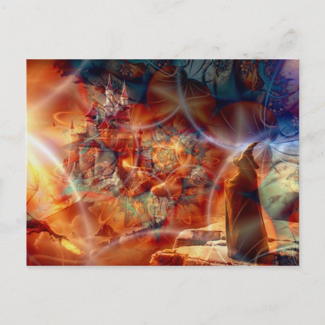 Realm of a wizard postcard (Front)