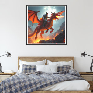 Realm of Legends: A Fantasy & Sci-Fi Odyssey Canvas Print