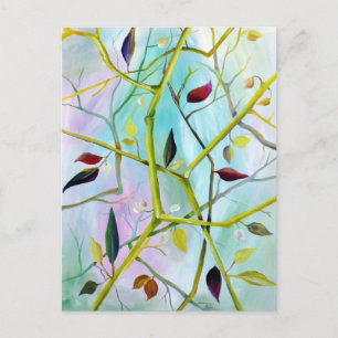 Realm of Rustic Leaves Postcard