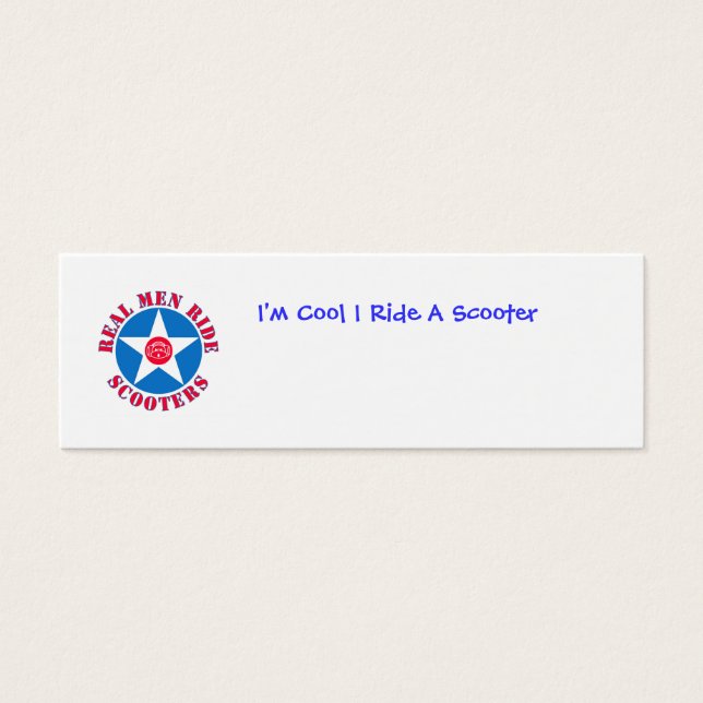 realmen, I'm Cool I Ride A Scooter (Front)