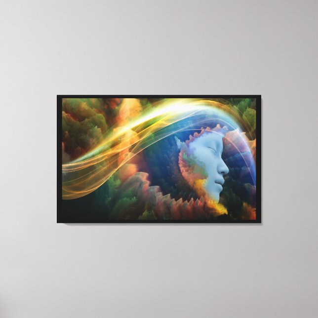 Realms Of Dreams Codes Of Colour Canvas Wall Art (Front)
