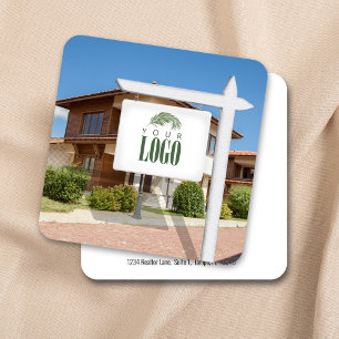 Realtor Add Your Logo Photo Custom Business Card