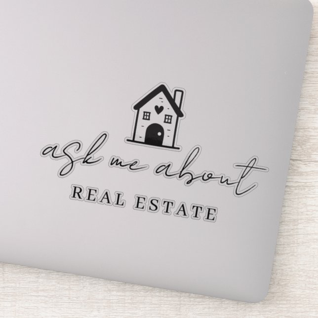 Realtor Ask Me About Real Estate Promotional  (Detail)